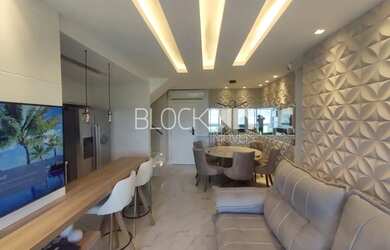 Imagem: O apartamento na cobertura possui 3 Dormitórios, 4 Banheiros