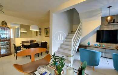 Imagem: O apartamento na cobertura possui 4 Dormitórios, 5 Banheiros