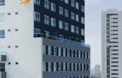 Imagem: O apartamento possui 1 Dormitório, 1 Banheiro, 1 Vaga na garagem