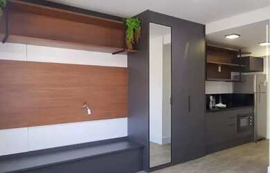 Imagem: O apartamento possui 1 Dormitório, 1 Banheiro, 27m² de Área