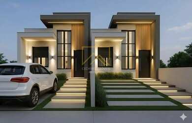 Imagem: A casa possui 2 Dormitórios, 1 Banheiro, 1 Vaga na garagem