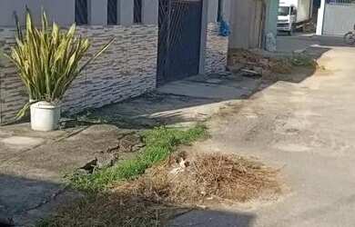 Imagem: A casa possui 3 Dormitórios, 2 Banheiros, 1 Vaga na garagem