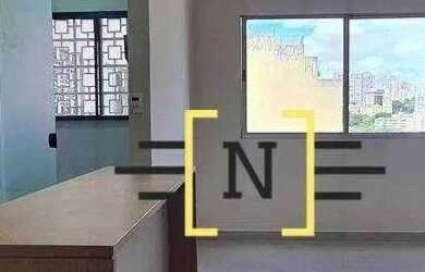 Imagem: O apartamento possui 1 Dormitório, 1 Banheiro, 1 Vaga na garagem