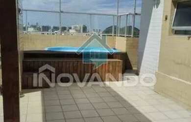 Imagem: O apartamento na cobertura possui 3 Dormitórios, 2 Banheiros