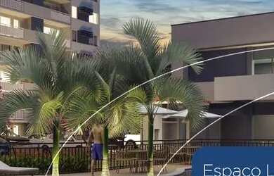 Imagem: O apartamento possui 2 Dormitórios, 1 Banheiro, 1 Vaga na garagem