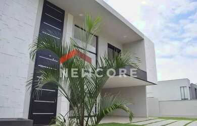 Imagem: A casa em condomínio possui 4 Dormitórios, 5 Banheiros, 4