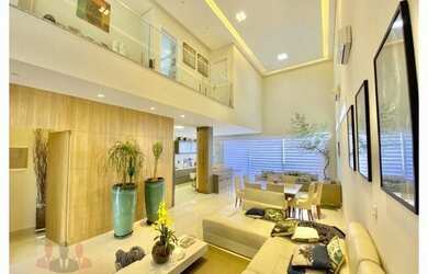 Imagem: A casa em condomínio possui 4 Dormitórios, 5 Banheiros, 4