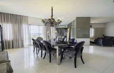 Imagem: O apartamento na cobertura possui 4 Dormitórios, 5 Banheiros