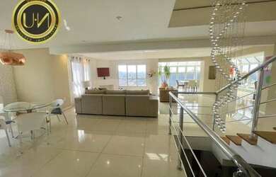 Imagem: O apartamento na cobertura possui 4 Dormitórios, 4 Banheiros