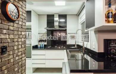 Imagem: O apartamento na cobertura possui 3 Dormitórios, 2 Banheiros