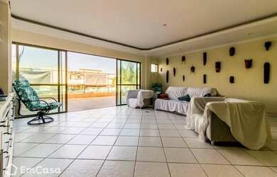 Imagem: O apartamento na cobertura possui 4 Dormitórios, 3 Banheiros