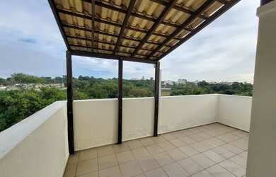 Imagem: O apartamento na cobertura possui 3 Dormitórios, 2 Banheiros