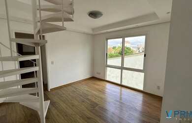 Imagem: O apartamento na cobertura possui 1 Dormitório, 1 Banheiro