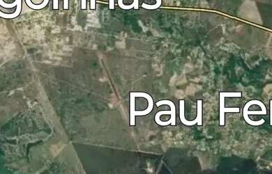 Imagem: O terreno possui 100.000m² de Área e está localizado em