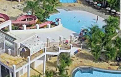 Imagem: O apartamento possui 1 Dormitório, Acomodam 5 pessoas, 1 Vaga