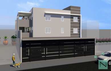 Imagem: O apartamento possui 2 Dormitórios, 1 Banheiro, 1 Vaga na garagem