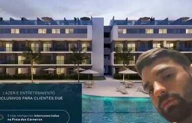 Imagem: O apartamento possui 2 Dormitórios, 1 Banheiro, 1 Vaga na garagem