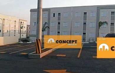 Imagem: O apartamento possui 2 Dormitórios, 1 Banheiro, 1 Vaga na garagem