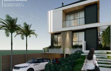 Imagem: A casa em condomínio possui 4 Dormitórios, 5 Banheiros, 4