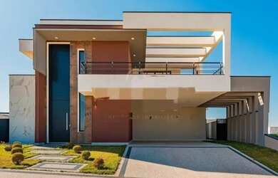 Imagem: A casa em condomínio possui 4 Dormitórios, 5 Banheiros, 5