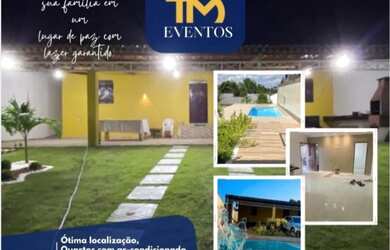 Imagem: A casa possui 2 Dormitórios, Acomodam 12 pessoas e está localizado