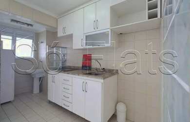 Imagem 5: Flat para locação contendo 55m² com 1 dormitório e 1 vaga de garagem...