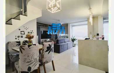 Imagem: O apartamento na cobertura possui 3 Dormitórios, 4 Banheiros