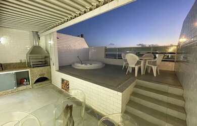 Imagem 14: Apart-Hotel com 163 m3 de área total e 129 m2 privativos, com Cobertura, Mobiliada, Frente