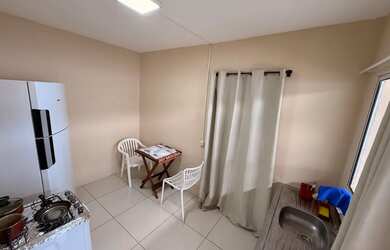 Imagem: A casa em condomínio possui 1 Dormitório, 1 Banheiro, 25m²