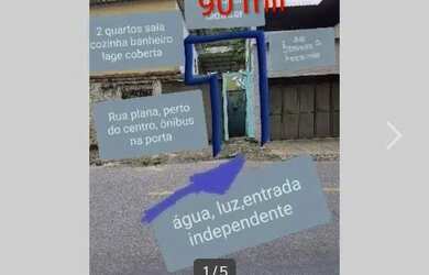 Imagem: A casa possui 2 Dormitórios, 1 Banheiro, 264m² de Área e