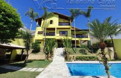 Imagem: A casa em condomínio possui 5 Dormitórios, 5 Banheiros, 5