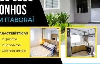 Imagem: A casa possui 2 Dormitórios, 2 Banheiros, 1 Vaga na garagem