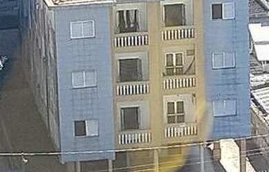 Imagem: O apartamento possui 1 Dormitório, 1 Banheiro, 1 Vaga na garagem