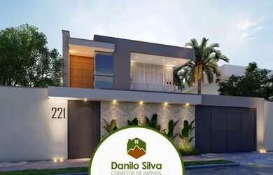 Imagem: A casa possui 4 Dormitórios, 4 Banheiros, 3 Vagas na garagem