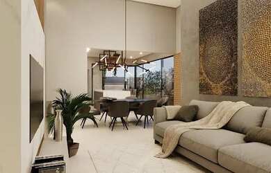 Imagem: A casa em condomínio possui 3 Dormitórios, 4 Banheiros, 4