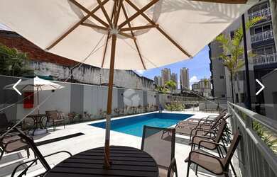 Imagem: O apartamento possui 2 Dormitórios, 1 Banheiro, 1 Vaga na garagem