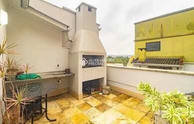 Imagem: O apartamento na cobertura possui 1 Dormitório, 2 Banheiros