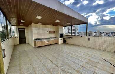 Imagem: O apartamento na cobertura possui 4 Dormitórios, 5 Banheiros