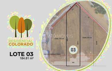 Imagem: O terreno possui 10m² de Área e está localizado em Umbará