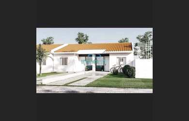 Imagem: A casa possui 2 Dormitórios, 1 Banheiro, 2 Vagas na garagem