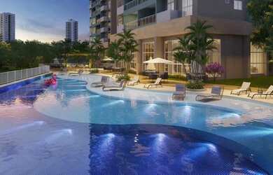 Imagem: O apartamento possui 3 Dormitórios, 1 Banheiro, 1 Vaga na garagem