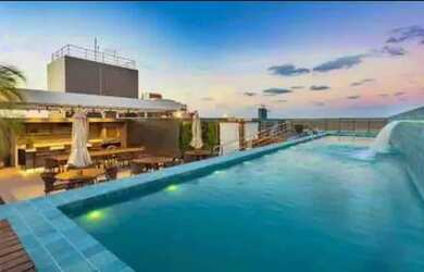 Imagem: O studio possui 1 Dormitório, 1 Banheiro, 1 Vaga na garagem