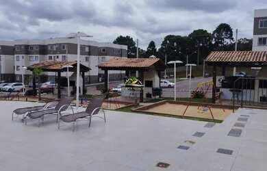 Imagem: O apartamento possui 2 Dormitórios, 1 Banheiro, 1 Vaga na garagem