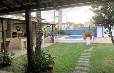 Imagem 6: LINDA CASA NA PRAIA. Piscina, Churrasqueira, VarandaeÁrea de serviço