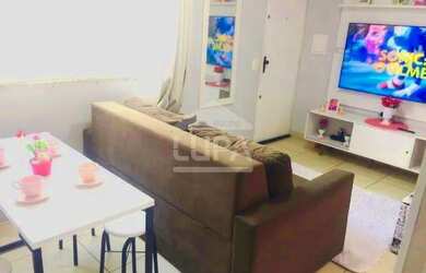 Imagem: O apartamento possui 2 Dormitórios, 1 Banheiro, 1 Vaga na garagem