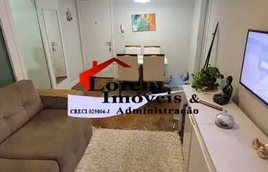 Imagem: O apartamento possui 1 Dormitório, 1 Banheiro, 1 Vaga na garagem