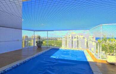 Imagem: O apartamento na cobertura possui 4 Dormitórios, 5 Banheiros