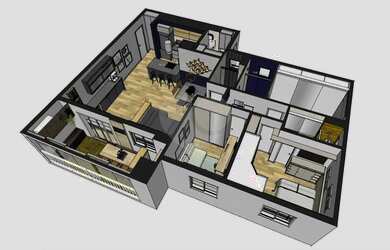 Imagem 2: Apartamento com 3 quartos à venda em Carandiru - SP