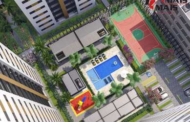 Imagem: O apartamento possui 3 Dormitórios, 1 Banheiro, 1 Vaga na garagem