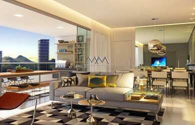 Imagem: O apartamento possui 4 Dormitórios, 5 Banheiros, 2 Vagas na